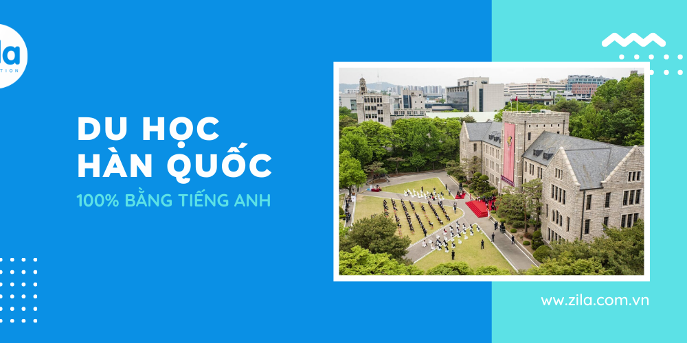 [2023] TUYỂN SINH DU HỌC HÀN QUỐC BẰNG TIẾNG ANH 100%