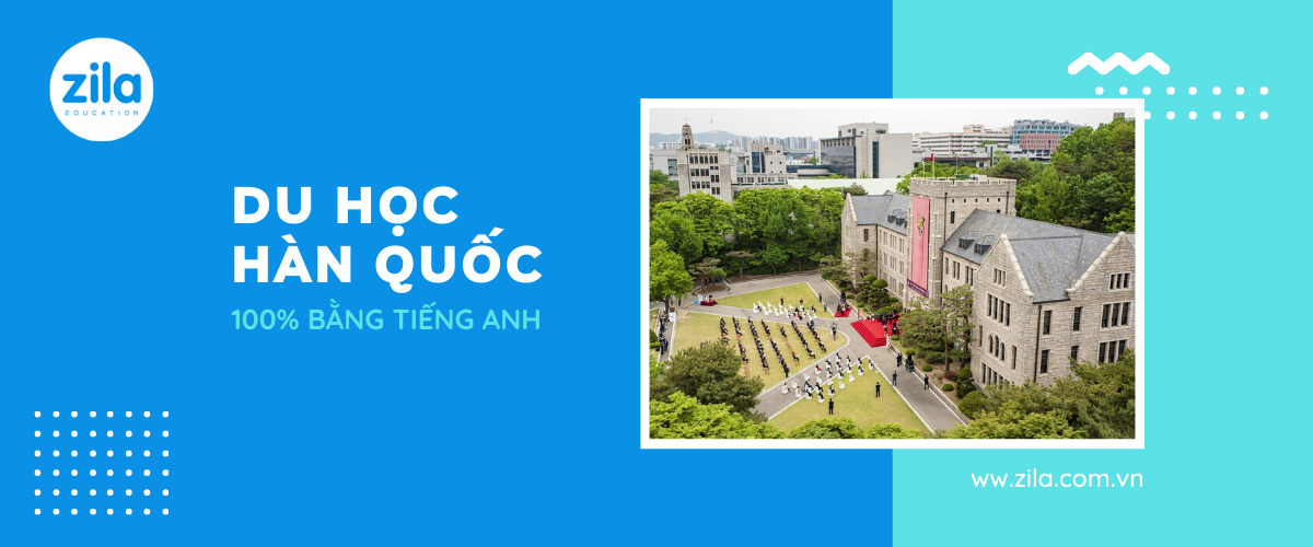 [2023] TUYỂN SINH DU HỌC HÀN QUỐC BẰNG TIẾNG ANH 100%